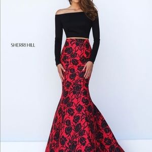 Two piece formal dress